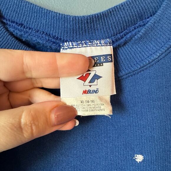 Vintage applique snowman applique sweatshirt - Picture 4 of 4